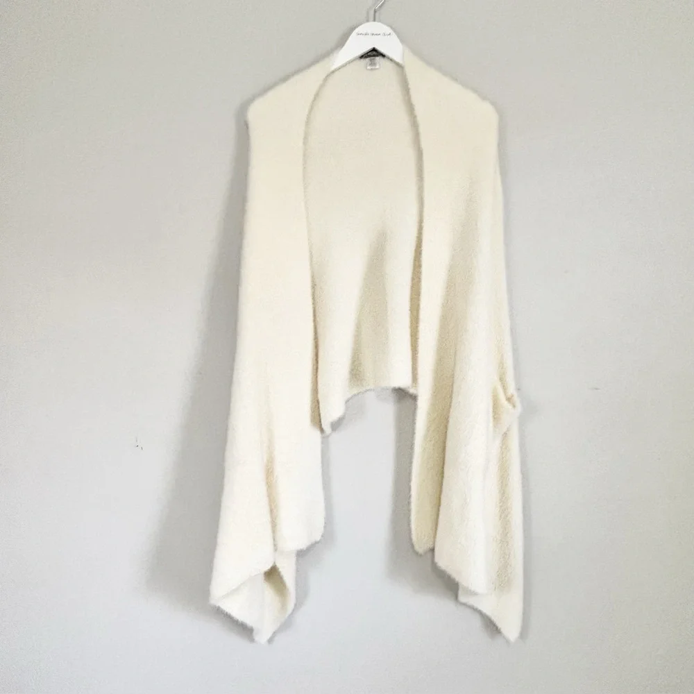 DEMDACO Women’s Ivory GUARDIAN ANGEL Soft Fleece Pocket Scarf Wrap “BY MY SIDE”